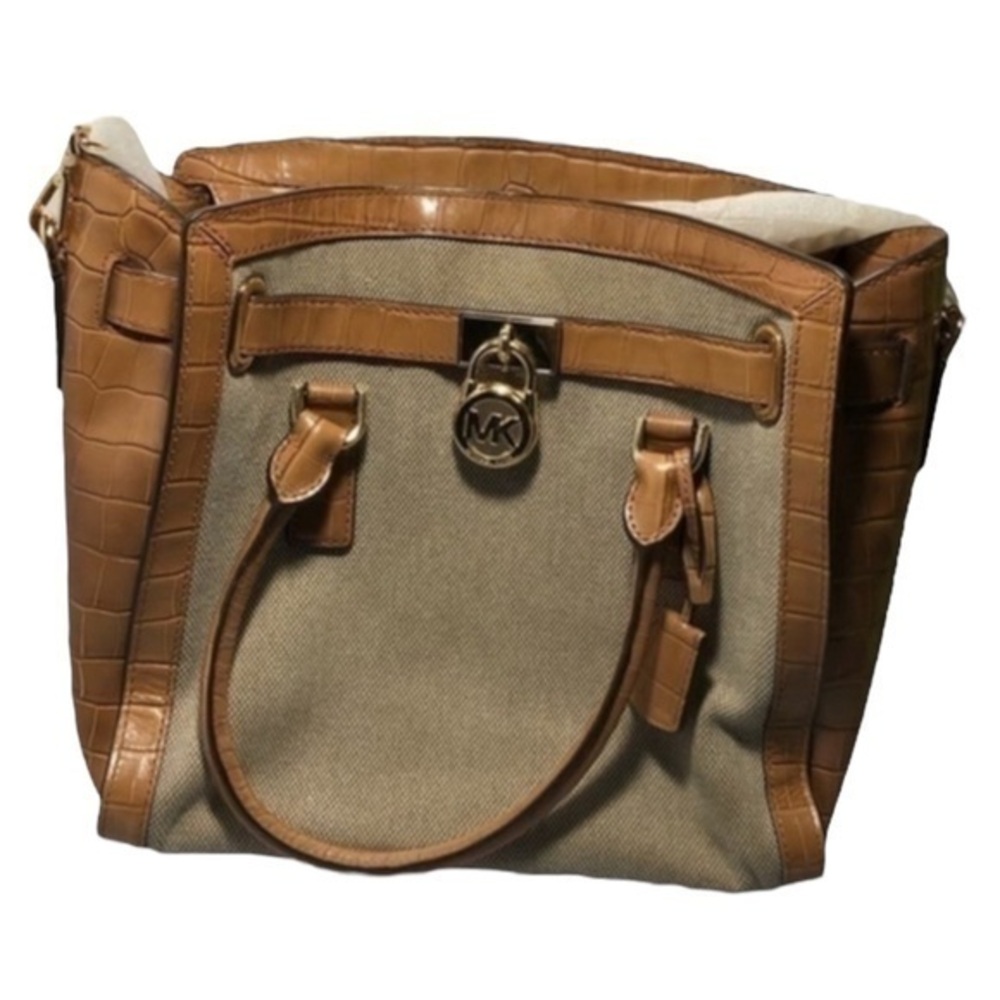 Michael Kors Hamilton Leather and Gold Hardware